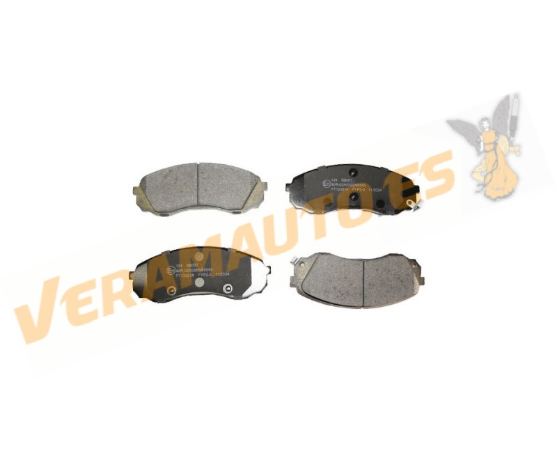 Pastillas de Freno ABAKUS | Kia Carnival | Hyundai H-1 | Eje Delantero | Sistema de Frenos Mando | OEM 581014HA50