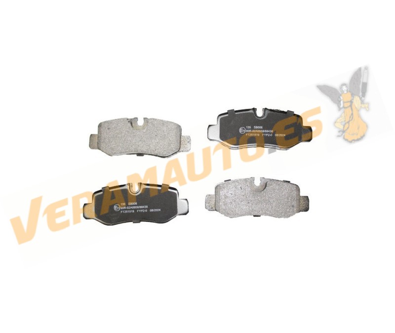Brake Pads ABAKUS | Mercedes Vito V-Class W447 | Rear Axle | Brembo Brake System | OEM Similar to A4474200120