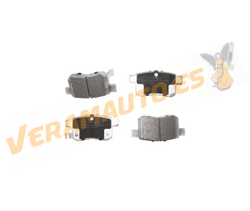 Pastillas de Freno ABAKUS | Honda Accord de 2008 a 2016 | Eje Trasero | Con Indicador de Desgaste | OEM 43022TA0A70