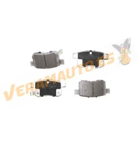 Brake Pads ABAKUS | Honda Accord 2008-2016 | Rear Axle | Nissin Brake System | OEM 43022TA0A70