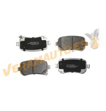 Pastillas de Freno ABAKUS | FIAT Freemont | Chrysler Grand Voyager V | Eje Trasero | Sistema de Frenos TRW | OEM 68029887AA