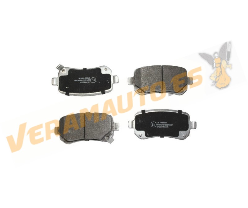 Pastillas de Freno ABAKUS | FIAT Freemont | Chrysler Grand Voyager V | Eje Trasero | Sistema de Frenos TRW | OEM 68029887AA