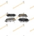 Pastillas de Freno ABAKUS | FIAT Freemont | Chrysler Grand Voyager V | Eje Trasero | Sistema de Frenos TRW | OEM 68029887AA
