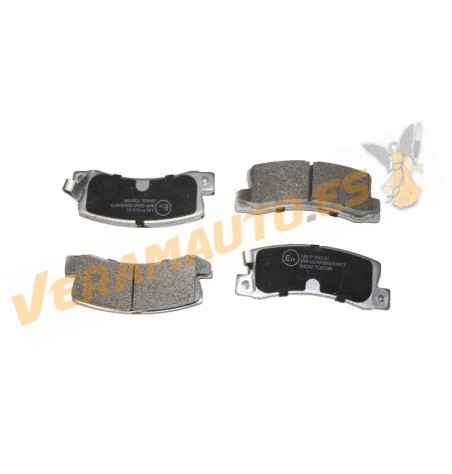Brake Pads ABAKUS | Toyota Avensis Carina Celica Corolla | Rear Axle | Akebono Brake System | OEM 446648010