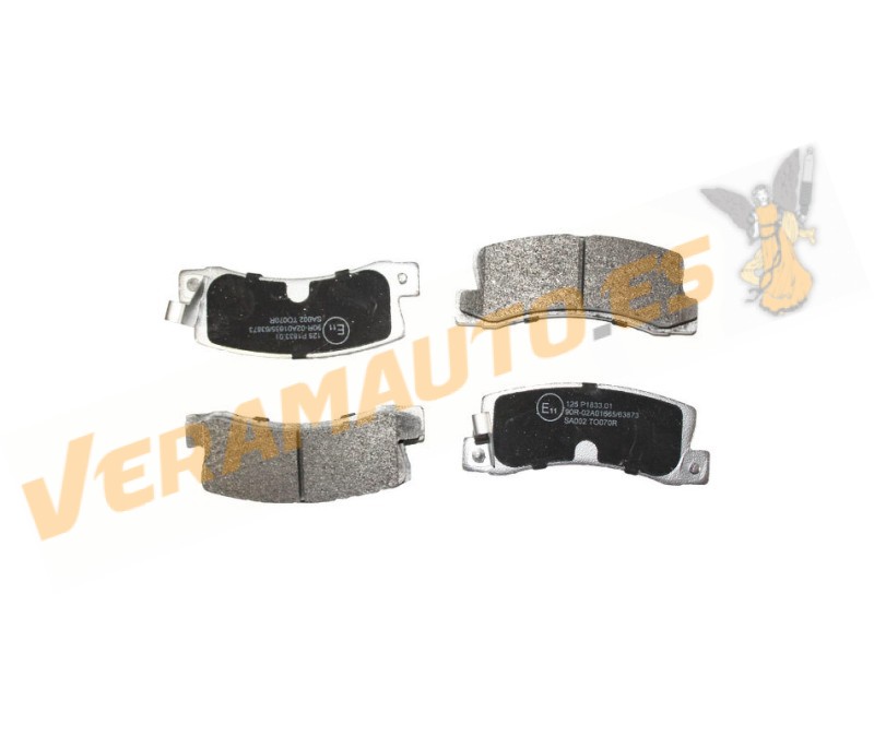 Brake Pads ABAKUS | Toyota Avensis Carina Celica Corolla | Rear Axle | Akebono Brake System | OEM 446648010