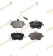 Brake Pads ABAKUS | Mercedes W176 W246 SLK | INFINITI Q30 | Rear Axle | TRW Brake System | OEM Similar to A0064202320
