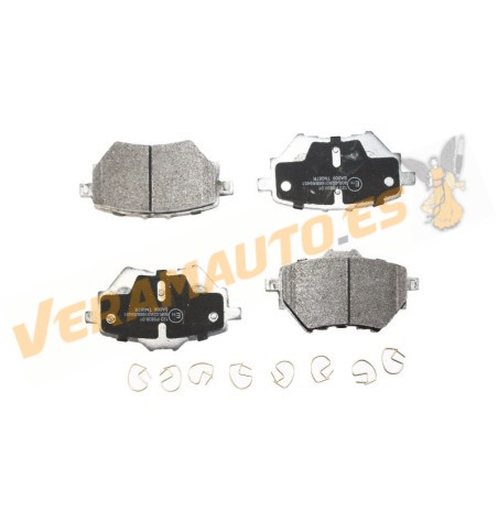 Pastillas Freno Citroen Berlingo C4 C4 Picasso DS4 | Peugeot 2008 208 3008 308 508 Partner | Eje Trasero | OE 1612911480