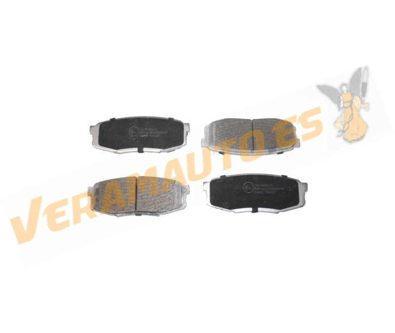 Brake Pads | Toyota Land Cruiser Sequoia Tundra | Lexus LX | Rear Axle | Not Prepared for Wear Indicator | OEM 446660161