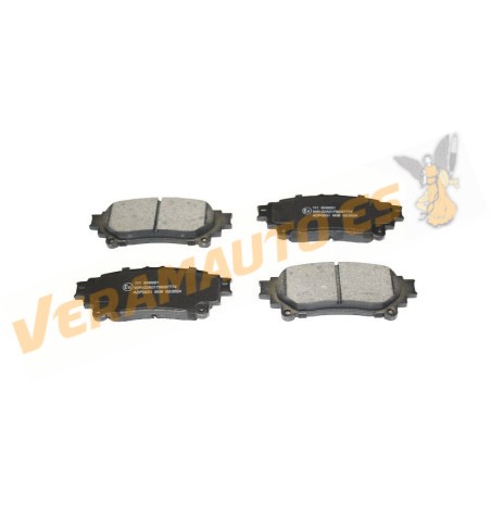 Brake Pads | Toyota Prius Plus Highlander Mirai Sienna | Lexus RX| Rear Axle | Not Prepared for Wear Indicator | OEM 446630290