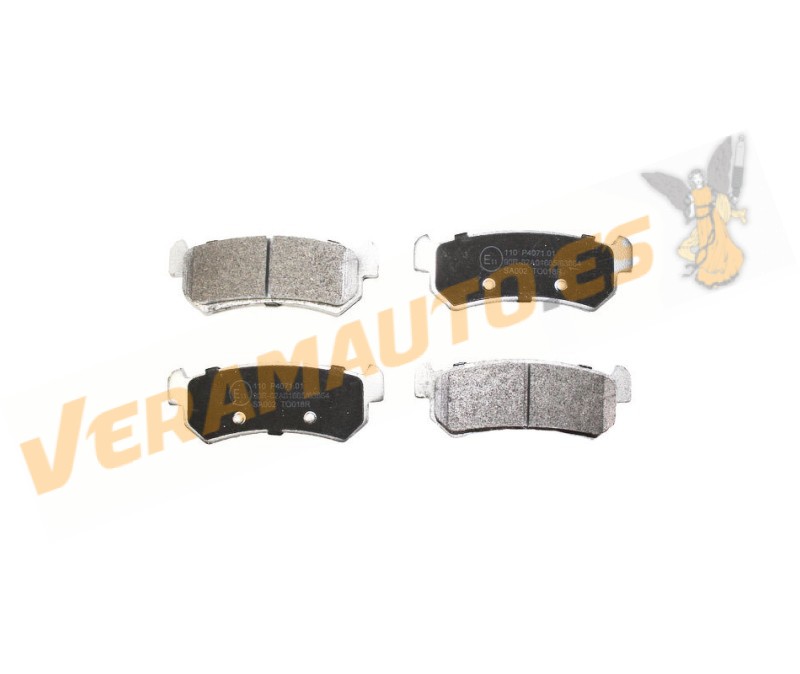 Pastillas de Freno ABAKUS | Chevrolet Aveo | Daewoo Kalos Lacetti | Eje Trasero | Sistema de Frenos Sumitomo | OEM 96405131
