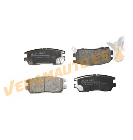 Pastillas de Freno ABAKUS | Mitsubishi L400 Pajero Sigma | Eje Trasero | Sistema de Frenos Akebono | OEM MB858463