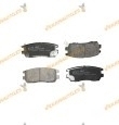 Pastillas de Freno ABAKUS | Mitsubishi L400 Pajero Sigma | Eje Trasero | Sistema de Frenos Akebono | OEM MB858463