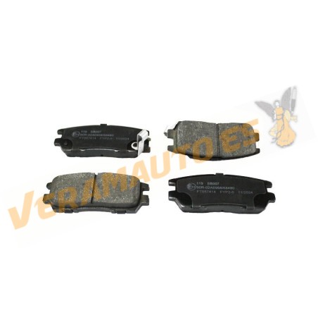 Pastillas de Freno ABAKUS | Mitsubishi L400 Pajero Sigma | Eje Trasero | Sistema de Frenos Akebono | OEM MB858463