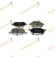 Pastillas de Freno ABAKUS | FIAT 500 Idea Panda Punto | Citroen E-Mehari | Eje Trasero | Sistema de Frenos TRW | OEM 1618111480