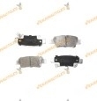 Brake Pads ABAKUS | Honda CR-V | Rear Axle | With Audible Wear Indicator | OEM 43022SWWG02