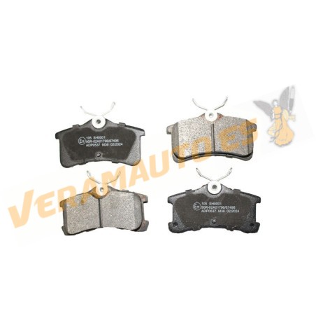 Brake Pads ABAKUS | Toyota Avensis Corolla | Rear Axle | TRW Lucas Brake System | OEM Similar to 446602060