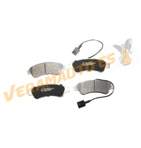 Brake Pads Abakus Citroen Jumper | Fiat Ducato | Peugeot Boxer | Opel Movano | Rear Axle | Including Wear Warning Contact | OEM