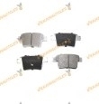 Pastillas de Freno Abakus Ford Mondeo III de 2000 a 2007 | Jaguar X-TYPE  | Eje Trasero | Sistema de Frenos BOSCH | OE 1356392
