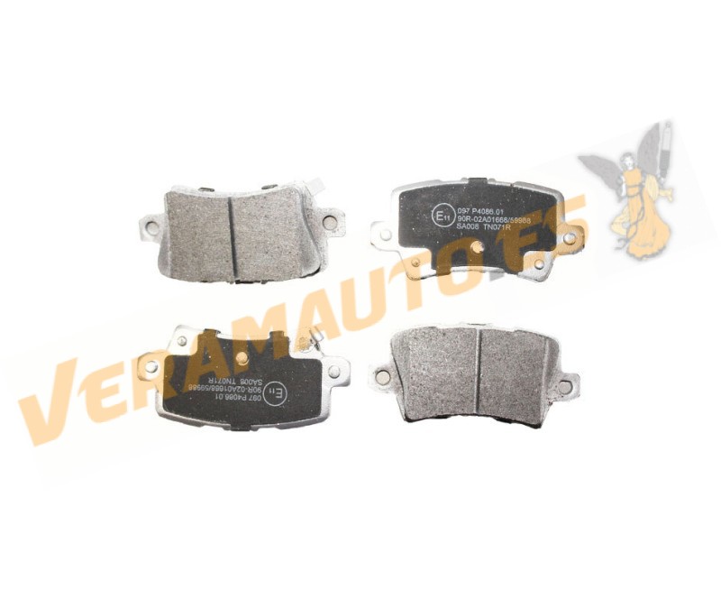 Pastillas de Freno ABAKUS | Honda Civic VIII de 2005 a 2011 | Eje Trasero | Sistema de Frenos Lucas TRW | OEM 43022SMGE01