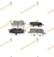 Brake Pads ABAKUS | Honda Civic VIII from 2005 to 2011 | Rear Axle | Lucas TRW Brake System | OEM 43022SMGE01
