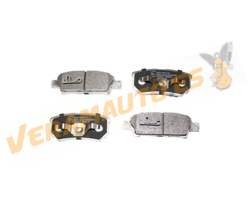 Pastillas de Freno ABAKUS | Mitsubishi Lancer | Jeep Compass | Eje Trasero | Sistema de Frenos Akebono | OEM 5191271AA