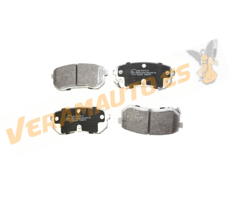 Brake Pads ABAKUS | Hyundai I10 | KIA Picanto | Rear Axle | Master Cylinder Brake System | OEM 583020XA00