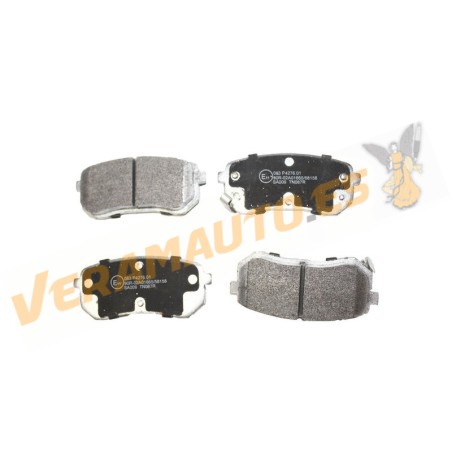 Brake Pads ABAKUS | Hyundai I10 | KIA Picanto | Rear Axle | Master Cylinder Brake System | OEM 583020XA00