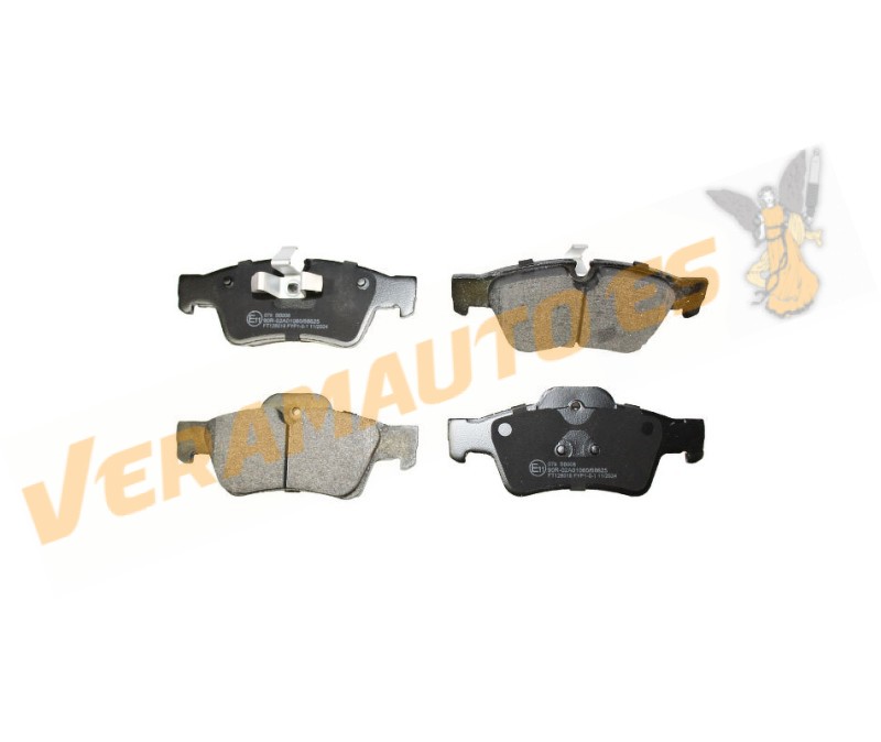 Abakus Rear Brake Pads for Mercedes G-Class W463 GL-Class X164 ML W164 R-Class W251 | OEM Similar to 44205220 | A1644202720