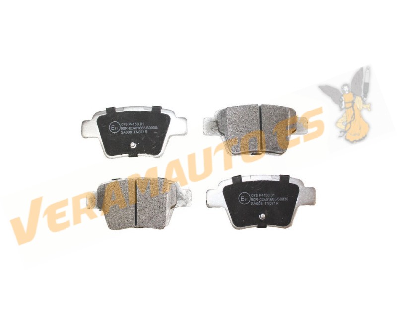 Brake Pads Citroen C4 (LA | LC | LR) | Peugeot 207 | 307 | Rear | Not Prepared Wear Indicator | OE 1607961680