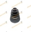 Fuelle Universal de Junta Homocinética 150mm | Kit de reparación fuelle árbol de transmisión | Con Abrazaderas y Grasa