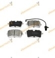 Brake Pads Audi A4 | A5 | A6 | A7 | Q5 | Porsche Macan | Rear | Including Wear Warning Contact | OE 4G0698451