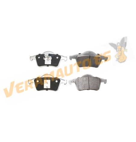 Brake Pads ABAKUS | Volvo S60 S70 S80 V70 XC70 | Rear Axle | ATE Brake System | OEM 30648382