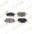 Brake Pads ABAKUS | Toyota Auris Corolla Verso | Rear Axle | Akebono Brake System | OEM Similar to 446602170