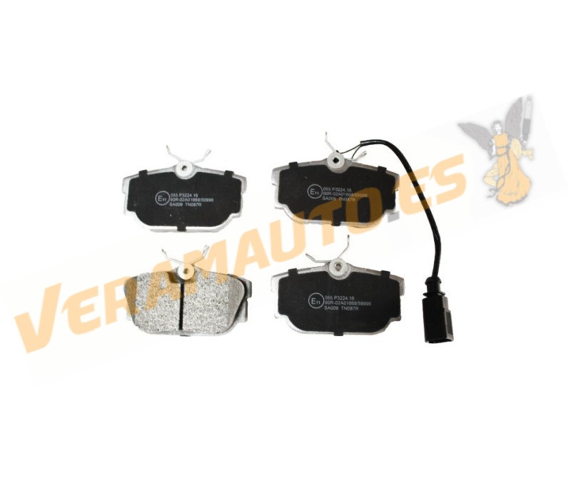 Brake Pads Ford Galaxy | SEAT Alhambra | Volkswagen Sharan | T4 | Rear | Contact Wear Warning | OE 7D0698451F