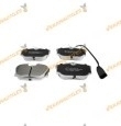 Brake Pads Ford Galaxy | SEAT Alhambra | Volkswagen Sharan | T4 | Rear | Contact Wear Warning | OE 7D0698451F