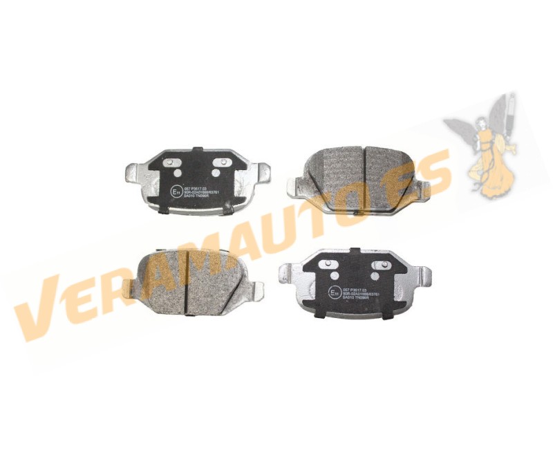 Brake Pads ABAKUS | Alfa Romeo 147 156 | FIAT Linea | Rear Axle | TRW Brake System | OEM 77362276