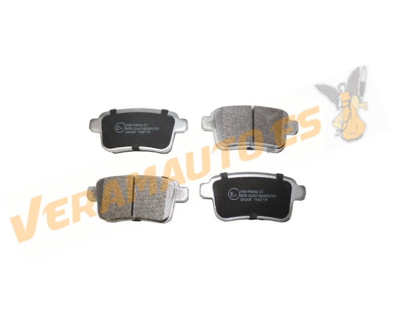 Brake Pads Abakus Mercedes Citan | Renault Kangoo | Rear Axle | Not prepared Wear Indicator | OE 4154210400