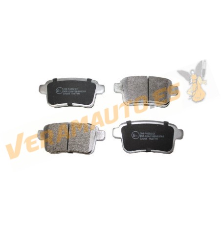 Brake Pads Abakus Mercedes Citan | Renault Kangoo | Rear Axle | Not prepared Wear Indicator | OE 4154210400