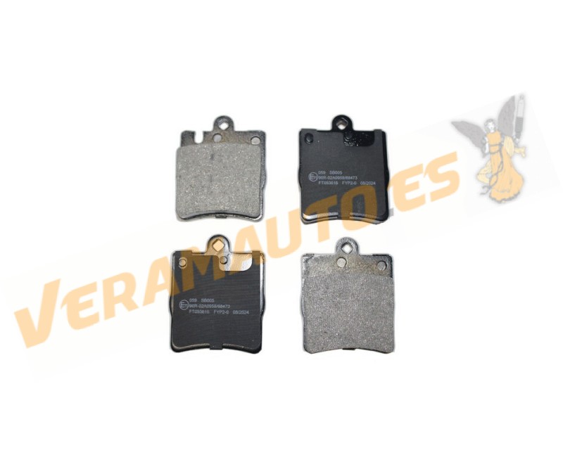 Brake Pads Abakus Mercedes W203 W210 | Opel Astra H | Rear Axle | Prepared for Wear Indicator | OEM A0034205220