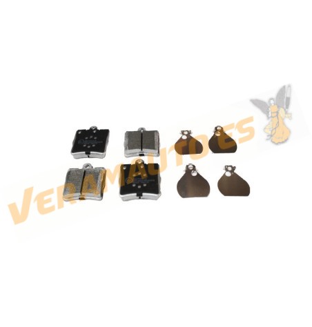 Pastillas Freno Mercedes C W202 W203 CL203 CLK | E W210 | SLK | Traseras | Preparado Indicador Desgaste | OE A0024207120