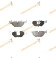 Pastillas de Freno ABAKUS | BMW Serie 3 E36 E46 | Z3 | Z4 | Eje Trasero | Sistema de Frenos ATE | OEM 34211160340