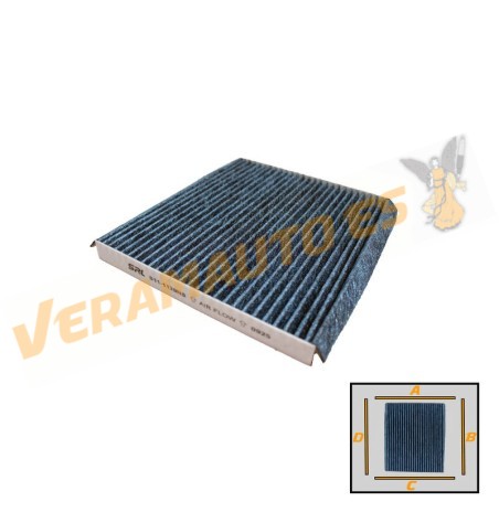 Filtro de Habitáculo Hyundai Bayon (B3C) | KIA Cee´d (CD)| OE 7133-2E260AT | 97133-2H001 | 97133-G2000 | 971332-H001AT