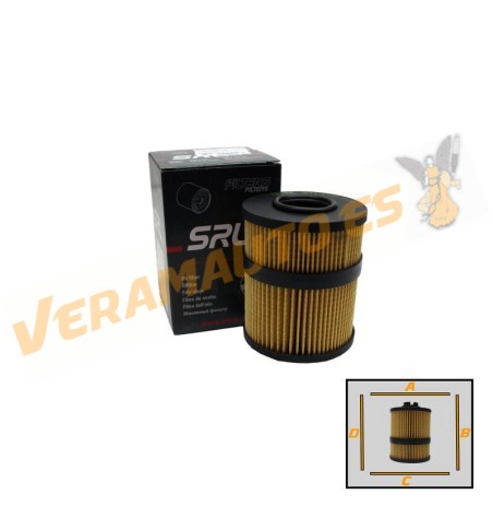 Filtro Aceite SAAB 9.5 | Renault Espace IV (K) Vel Satis (BJ) | Opel Signum (Z03) Vectra C (Z02) | OE 97310472 | 7701474004