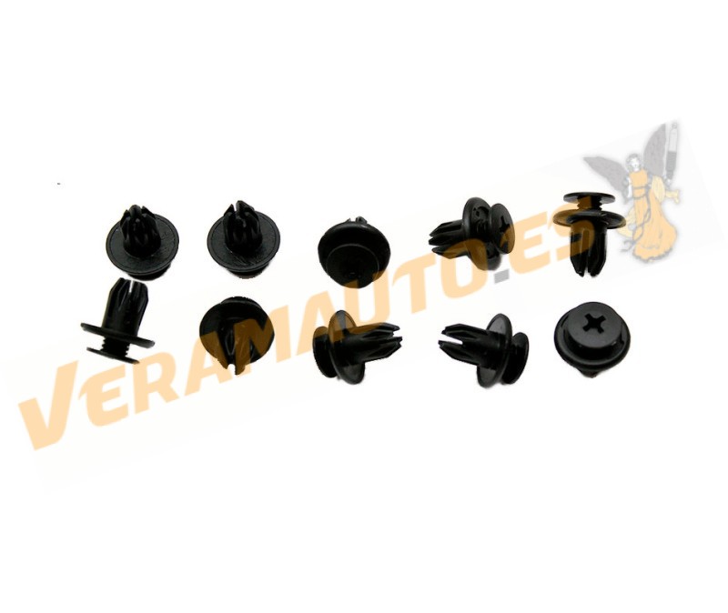 Set de 10 Grapas | Daewoo | Chevrolet | Opel | Paragolpes y Molduras | OEM 09409-09303
