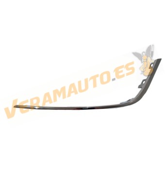 Bumper Grille Trim for Renault Megane IV from 2016 to 2020 | Front | Right | Chrome | Similar OE 261A20197R