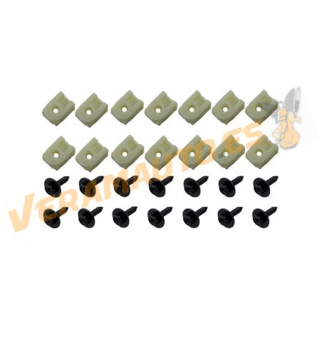 Skid Plate Clip Set | BMW 5 6 7 Series X1 X2 X3 X4 X5 | 28 Pieces | OE 07147311312 | 88100391751 | 07119916949