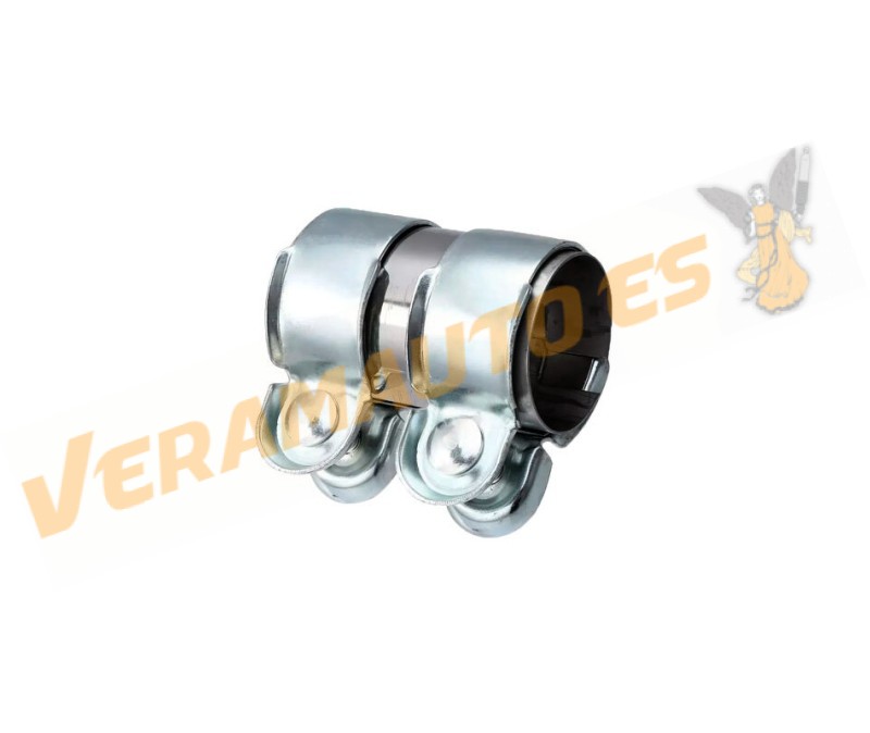 Abrazadera de Sujeción | 50mm interior 95mm largo | Conector para ensamblaje y cierre de Sistema de Escape