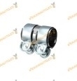 Abrazadera de Sujeción | 50mm interior 95mm largo | Conector para ensamblaje y cierre de Sistema de Escape