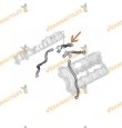 Línea Conexión Sistema PCV BMW N63 V8 Biturbo Lado Izquierdo Cilindros 1 al 4 | Compatible con 11157575640 | OE 11157646086