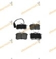 Brake Pads ABAKUS | Audi | SEAT | Ford | Skoda | Volkswagen | Rear Axle | TRW Brake System | OEM 1133447